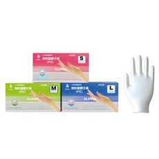 三花 H3291型 無粉 PVC 透明手套 丹丹悅生活 公司貨 透明手套, 1個, M