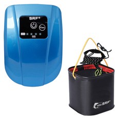 SRF 낚시용 기포기 USB 충전식 휴대용 S5, 블루, 1세트