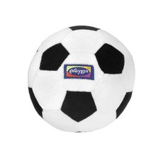 아기공장난감 축구공 방울소리 흑백 유아동감각발달완구 색감 헝겊볼 8개월, 화이트+블랙, 1개