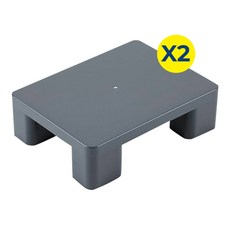 고중량 플라스틱 파레트 바닥 창고 블럭깔판 2개세트, 40X2개