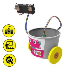 2인세트 방향전환 리모컨 로봇만들기 유선 로봇키트 diy 학원 어린이