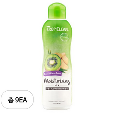 트로피크린 키위 앤 코코아버터 강아지 컨디셔너, 9개, 592ml