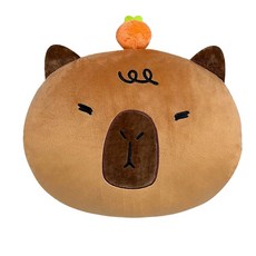 水豚暖手抱枕, 卡皮巴拉暖手抱枕,42cm【收藏加購優先發】