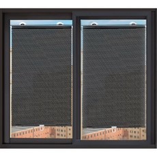 자취생 노출차단 롤링타입 암막스크린 37x125cm/ 3교대근무 시골집 차광커튼 시청각실