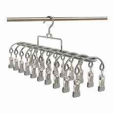 옷걸이 클립, 1개, 회색