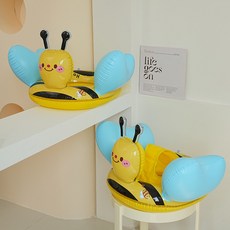 兒童寶寶蜜蜂造型充氣游泳圈座圈水上玩具, 小蜜蜂座圈適合2 4歲 55斤以內
