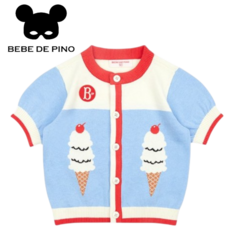 [매장발송] 베베드피노 여아 반팔 스웨터 가디건 등교 등원 학원 유치원 여행 데일리 봄 여름 상의