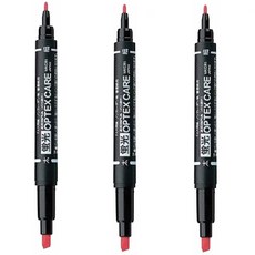 제브라 옵텍스 케어 형광펜 WKCR1 + 사은품(모닝 3색), 3개, 레드(R)