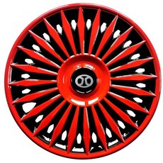 14인치 휠 RS600 루피노 포터2/봉고3 전용 알루미늄 커버 세트, 14인치1011레드+블랙