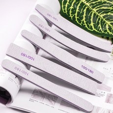 네일샌딩 100/180 우드 파일 5종세트 셀프 네일케어 큐티클 손톱정리 패디큐어 네일 아트재료P.V, 1개, 상세페이지 참조