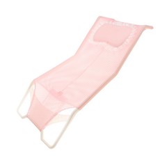 STK 유아 어린이 목욕 침대 욕조에 대 한 아기 목욕 지원 좌석 조정 가능한 아기 목욕 좌석, 60x25cm, 순수 코튼 원단, 멀티 컬러, 1개