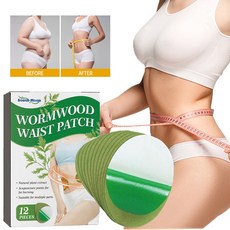 복부 다이어트 패치/ 지방 연소와 바디라인 /개선 평탄한 복부를 위한 비밀, 2개, 12개입