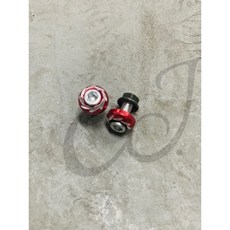 CJ Ebike M6 車牌螺絲 機車螺絲 電動車牌照螺絲 防鏽耐用 穩固車牌, 1個, Red *2