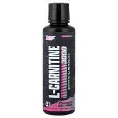 Nutrex Research 뉴트렉스리서치 L-카르니틴 3000 스트로베리 워터멜론 15.72 fl oz 465ml 카르니틴 보충제, 1, 465