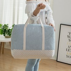 Sandafe 면마포 대용량 이불보관 옷 정리함 2P, 55*38*25CM, 붉은 색 2P