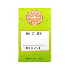 Orange Needles 가정용 니트용 미싱바늘 HA X 1KN, 1세트