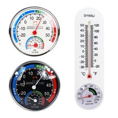 아날로그 온습도계 회사, 걸이용 타원형, 1개