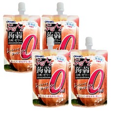 오리히로 푸룬토 곤약젤리 복숭아맛, 130g, 4개