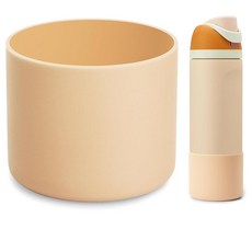 BUTRRRK Owala 709.8ml24온스 물병용 실리콘 부츠 Owala용 미끄럼 방지 보호 슬리브 바닥 민트 164166, 데저트 샌드