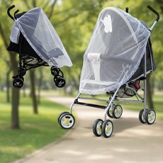 경량 디럭스 유모차 모기장 덮개 가림막 커버, 1개