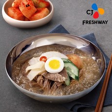 기타 [CJ프레시웨이] 이츠웰 평양냉면 10인분 / 면 10팩 + 육수, 500g, 10개