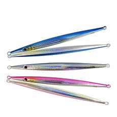 UST유혹롱지그 대방어 부시리 왕대구 몬스팅 야광 메탈지그, 1개, 300g, 블루실버