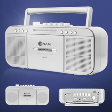 라디오 카세트 고기능 플레이어 빈티지 아남 카세트 어학용 레트로 녹음 아날로그 재생기 휴대용 올드