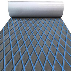 KXKZREN 미끄럼 방지 EVA 폼 데크 시트 패드 인조 티크 요트 해양 보트 바닥 매트 액세서리 Self-Adhesi, 03 Dark Gray Blue, 1개