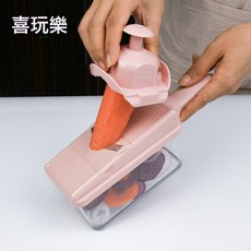 DFMEI 不鏽鋼切菜器套裝多功能切片器土豆刨絲機高效安全廚房切菜神器, 1個, 款式4:如圖