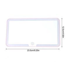 차량용 선바이저 메이크업 거울 밝기 조절, 1개, 1. Onesize