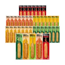 허닭 닭가슴살 소시지 후랑크 5종 혼합, 70g, 40개