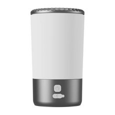 자동 전기 애완동물 발 세척기 휴대용 저소음 방수 컵 소형 및 중형 애완동물용, Black-White