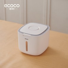 意可可米桶面桶大米面粉收納盒儲存罐防潮密封防蟲儲米箱家用收納居家生活用品廚房收納浴室收納居家收納置物架收納架儲物架, 小號--北歐灰（可放10斤）+防蟲料1, 1個