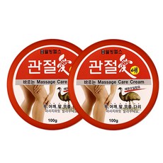 웰빙헬스팜 관절애 마사지크림, 100g, 2개