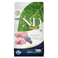 Farmina 法米納 N&D 天然頂級無穀系列 挑嘴成貓乾飼料 GC-3, 羊肉藍莓, 1.5kg, 1袋