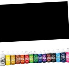 그림그리기 포스터칼라 220ml 흑색