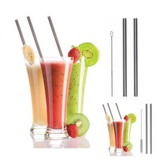 스테인레스 빨대 세트 중형 스테인리스빨대 스텐스트로우, 스텐빨대중형세트