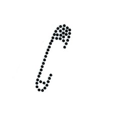 의류리폼 핫픽스 모티브 motif-005 핫픽스 의류리폼 핫픽스모티브 반짝이스티커 DIY+글로벌커머스랩벌Shop, Rose gold