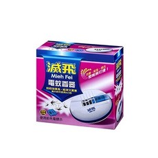滅飛 電蚊香片 60片裝 / 兩用型電蚊香器, 1個, 香片器＋ 香片單盒