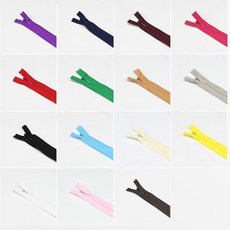 CRB 004 탐나요 3호 숨은 콘솔 지퍼 나일론 부자재, 1개, 멀티60cmX15개