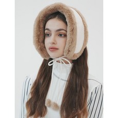 커터앤벅 여성 믹스 퍼 방한 귀마개 - CBL4WGE852, 1개
