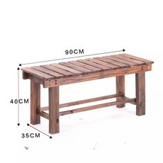 목욕탕 의자 나무 원목벤치 온천 편백 탈의실 벤치, 두꺼운 90cm 이중바