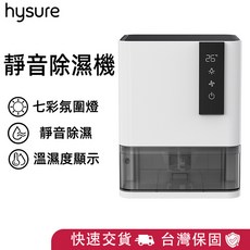 hysure 靜音除濕機 Macro 適用<12坪 800ml/日 1L水箱 ≤40dB