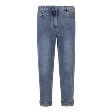 베스띠벨리 헴 프린팅 턴업 데님 팬츠 BJPKI2262 B 553382