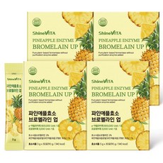 웰메이커 80만 고역가 파인애플 효소 브로멜라인 업 탄수화물 단백질 분해효소, 4개, 90g