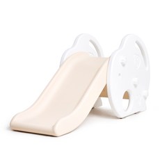 [아이팜] 애플 베이비 유아 미끄럼틀 높낮이가능, 베이지, 베이지, 1개