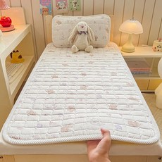 어린이 순면 이불 패드 어린이집 낮잠 아기 토퍼 침대 패드, 곰돌이 패드