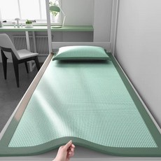 쿨매트 여름 쿨링매트 아이스실크 침대패드 냉감, 25. 초록색/180x200 아이스실크 돗자리