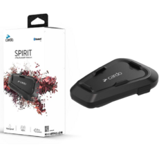 Cardo SPIRIT 藍牙5.2 32mm單體 IP67防水 安全帽通訊耳機, Black