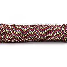 등산용 낙하산 랜야드 밧줄 파라코드 팔찌 마스크 끈 3mm 코드 로프 생존 장비, 02 50ft(15m), 59